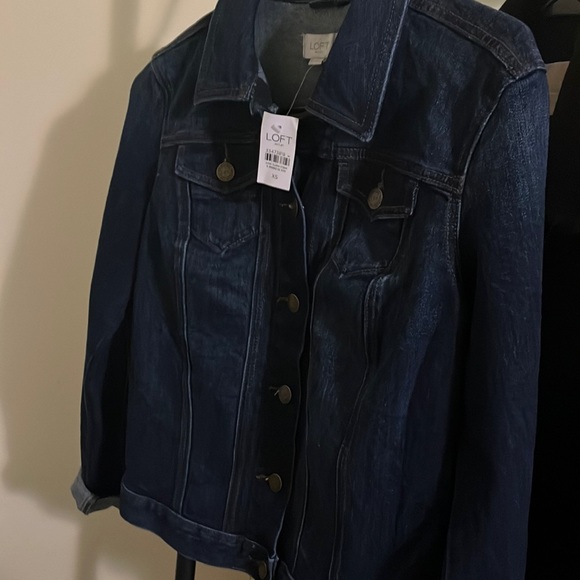 XS Loft Denim Jacket NEW! - Picture 1 of 1